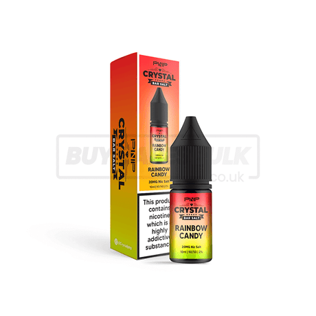 Rainbow Candy PNP Crystal Nic Salt E-Liquid Pack of 10 x (10ml)