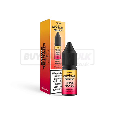 Triple Mango PNP Crystal Nic Salt E-Liquid Pack of 10 x (10ml)