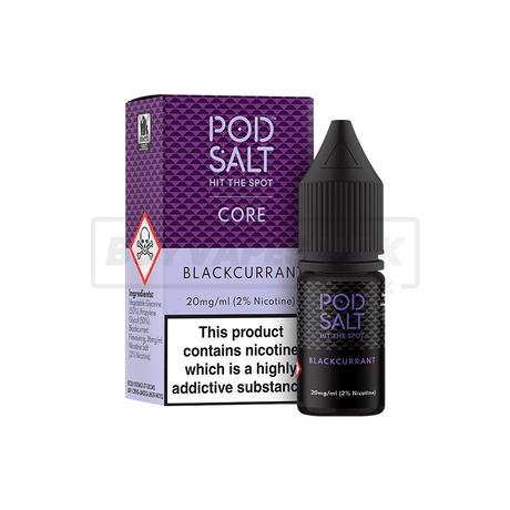 Blackcurrant Pod Salt Nic Salt E-Liquid Pack of 5 x (10ml)