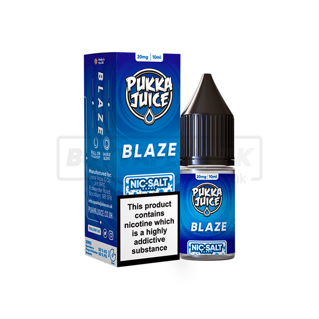 Blaze Pukka Juice Nic Salt E-Liquid Pack of 10 x (10ml)