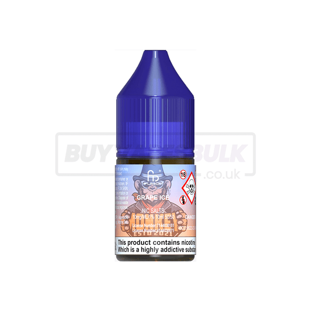 Grape Ice RandM Tornado 7000 Nic Salt E-Liquid Pack of 10 x (10ml)