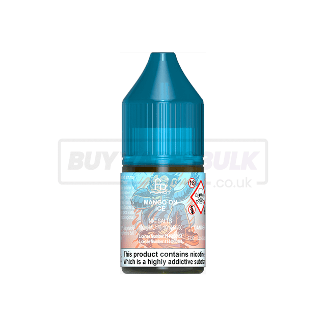 Mango On Ice RandM Tornado 7000 Nic Salt E-Liquid Pack of 10 x (10ml)