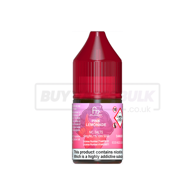 Pink Lemonade RandM Tornado 7000 Nic Salt E-Liquid Pack of 10 x (10ml)