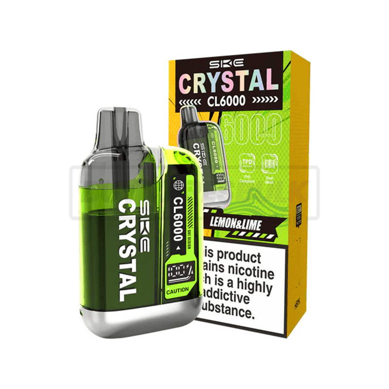 Lemon & Lime SKE Crystal CL6000 Puff Disposable Vape 5 Pack