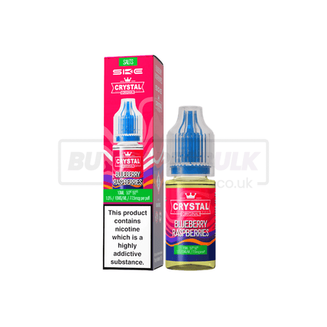 Blueberry Raspberries SKE Crystal Nic Salt E-Liquid Pack of 10 x (10ml)