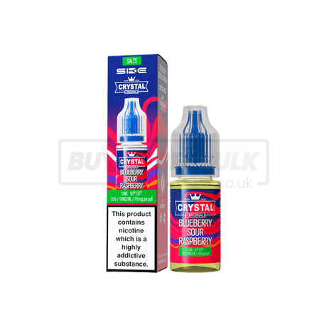 Blueberry Sour Raspberry SKE Crystal Nic Salt E-Liquid Pack of 10