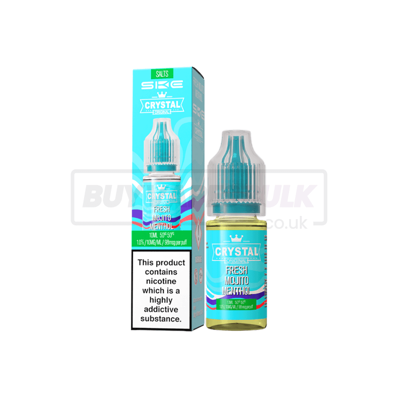 Fresh Mojito Menthol SKE Crystal Nic Salt E-Liquid Pack of 10 x (10ml)