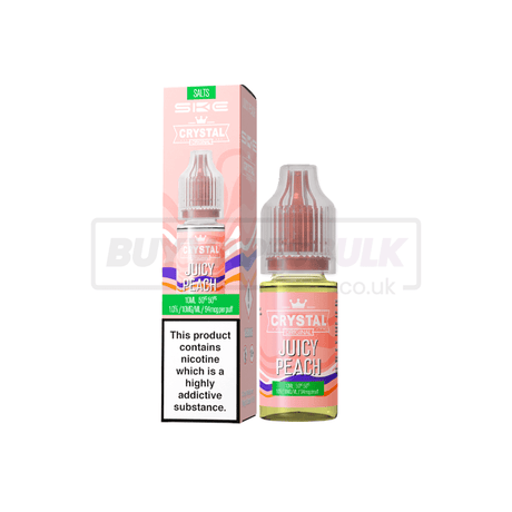 Juicy Peach SKE Crystal Nic Salt E-Liquid Pack of 10