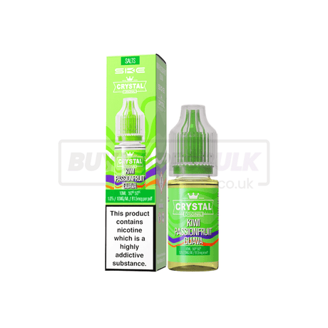 Kiwi Passionfruit Guava SKE Crystal Nic Salt E-Liquid Pack of 10 x (10ml)