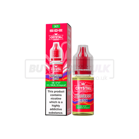 Strawberry Burst SKE Crystal Nic Salt E-Liquid Pack of 10