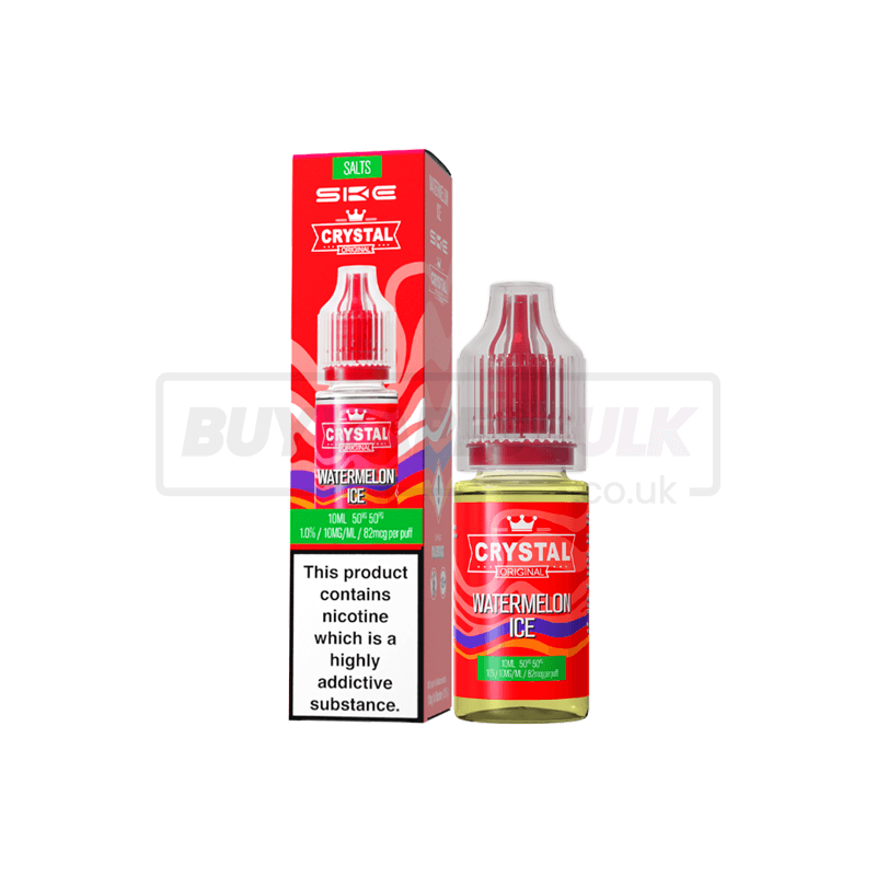 Watermelon Ice SKE Crystal Nic Salt E-Liquid Pack of 10 x (10ml)