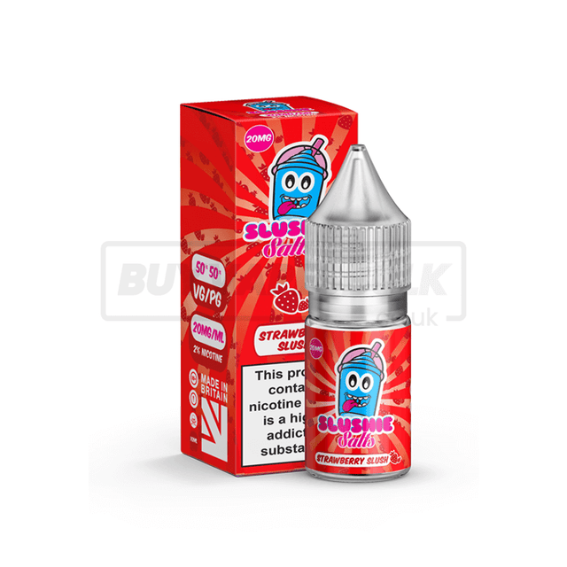 Strawberry Slush Slushie Nic Salt E-Liquid Pack of 10 x (10ml)