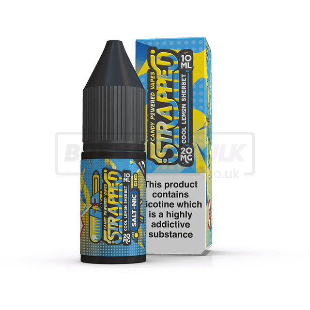 Cool Lemon Sherbet Strapped Nic Salt E-Liquid Pack of 10 x (10ml)