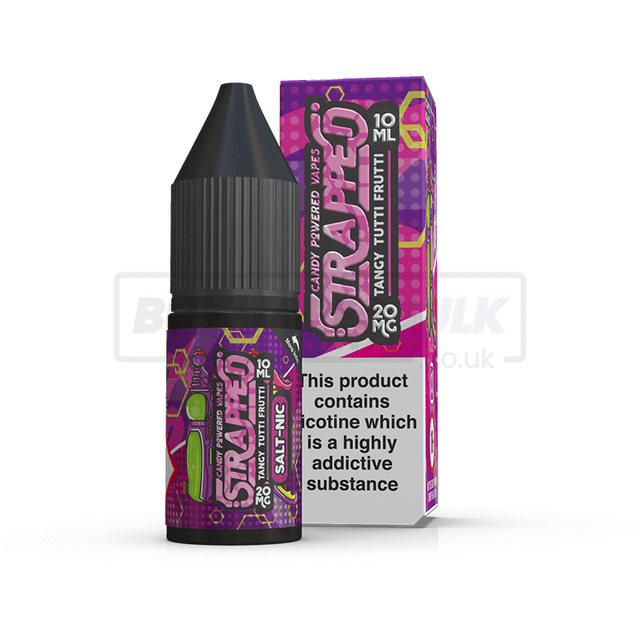 Tangy Tutti Frutti Strapped Nic Salt E-Liquid Pack of 10 x (10ml)