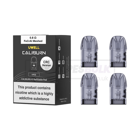 Uwell Caliburn A3S Replacement Pods Pack of 4
