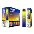 Blue Razz Lemon Vapes Bars Ghost Pro 3500 Disposable Vape 10 Pack