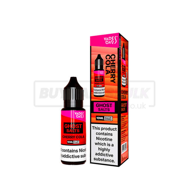 Cherry Cola Vapes Bars Ghost Nic Salt E-Liquid Pack of 10 x (10ml)